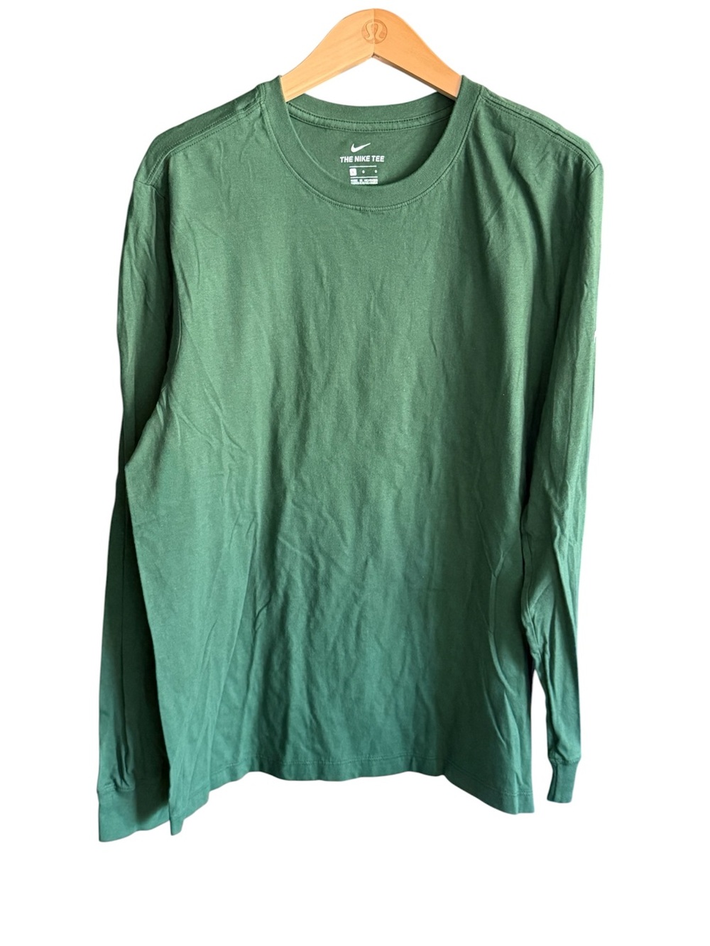 Nike Men’s Long Sleeve Crew Tee - Forest Green
